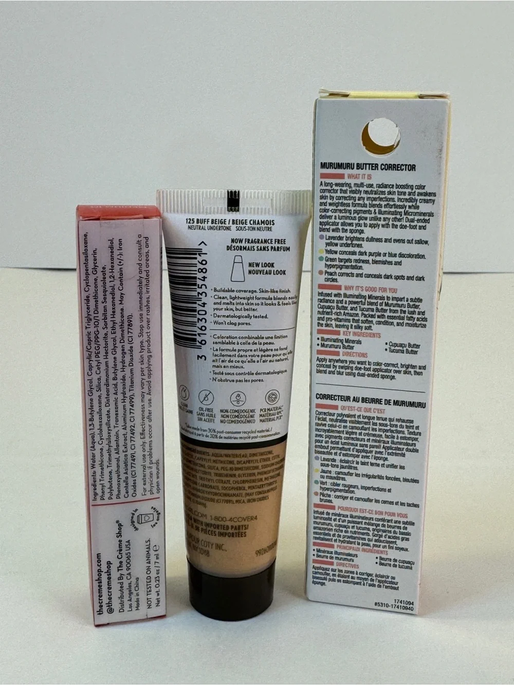 Face makeup 3 piece lot– CoverGirl, Physicians Formula & The Crème Shop
